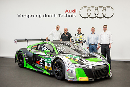 Chris Reinke, Uwe Geipel, Philip Geipel, Werner Urban und Michael Schäfer <br>Foto: ADAC Motorsport