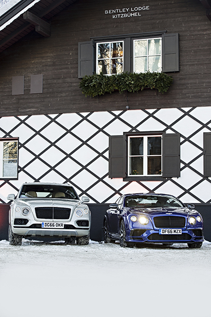 Bentley Continental Supersports und Bentayga Diesel in Kitzbühel<br>Foto: Porsche Holding