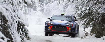Hayden Paddon erreicht bei der Rallye Schweden Platz 7
