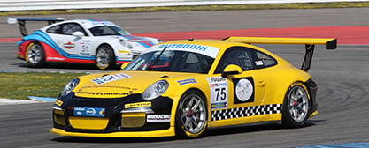 Thomas Langer gewann im Porsche 991 GT3 Cup Rennen 1 der Klasse 7